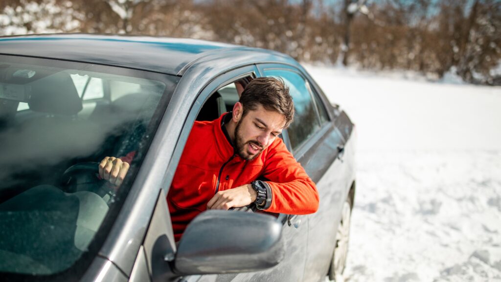 Practice driving in the snow.